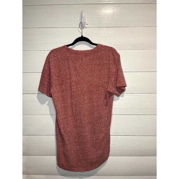 CARBON Red Heather T-Shirt, Mens Medium - Picture 2 of 3